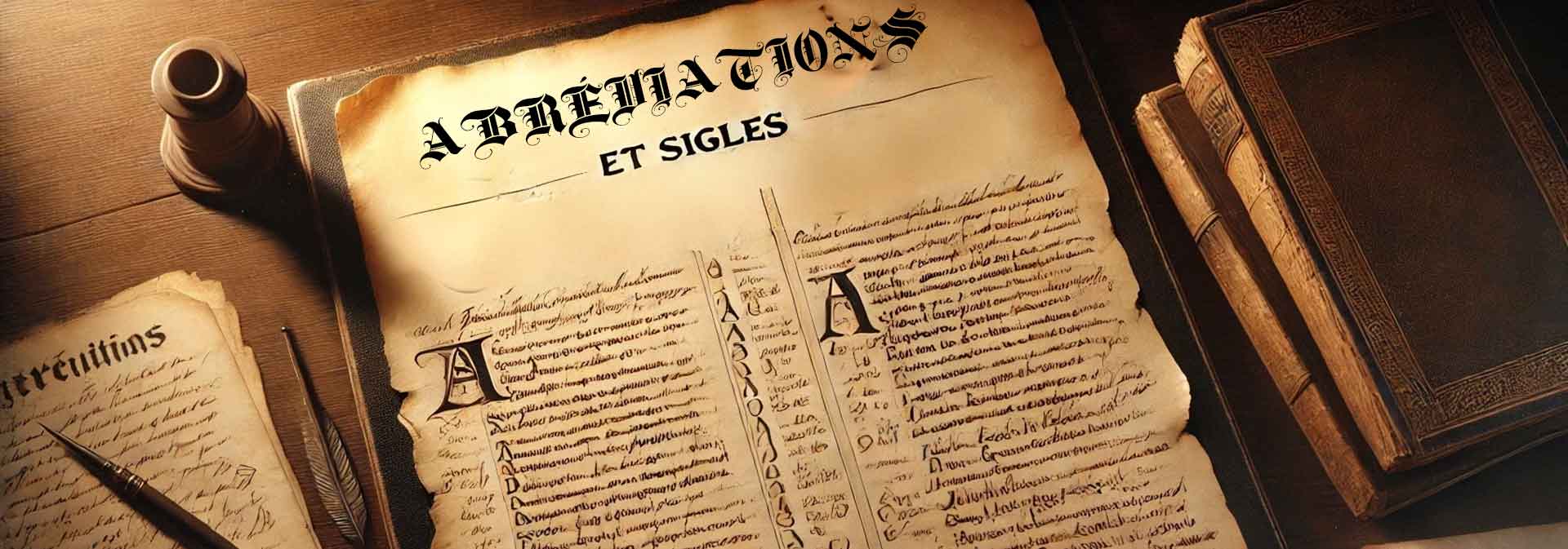 Décryptez les abréviations et sigles des archives anciennes