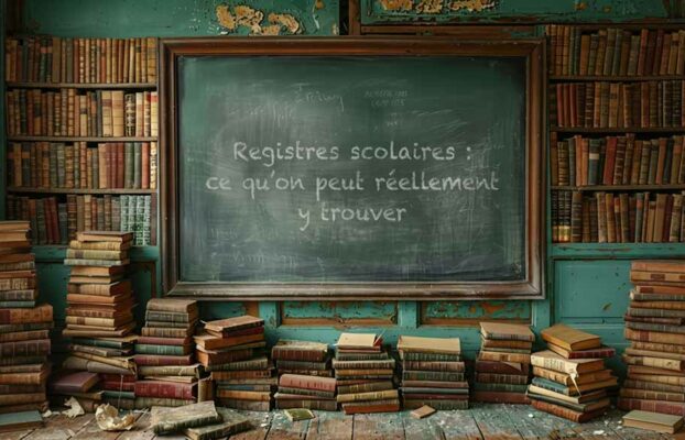Registres scolaires : ce qu’on peut réellement y trouver
