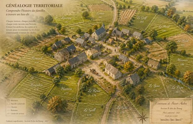 Une approche territoriale de la généalogie : focus sur l&rsquo;étude d&rsquo;un lieu-dit