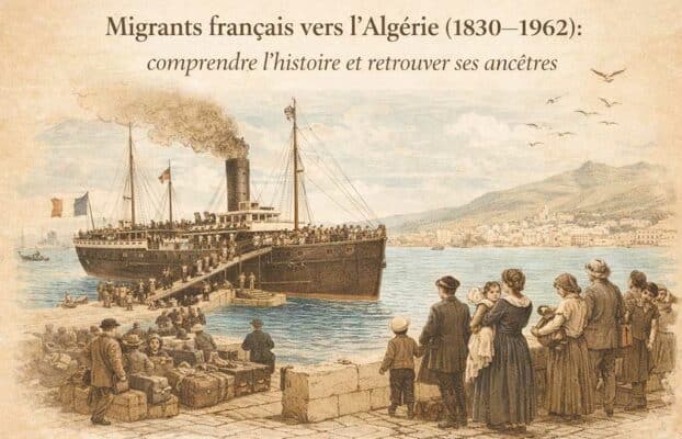 Migrants français vers l’Algérie (1830‑1962) : comprendre l’histoire et retrouver ses ancêtres
