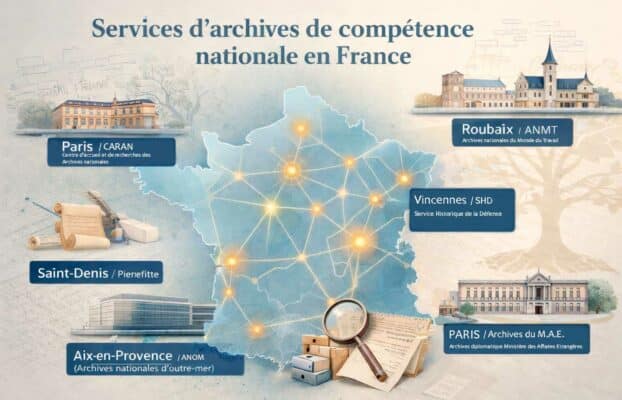 SIAF, AN, ANOM, ANMT : qui fait quoi dans les services d’archives de compétence nationale en France ?