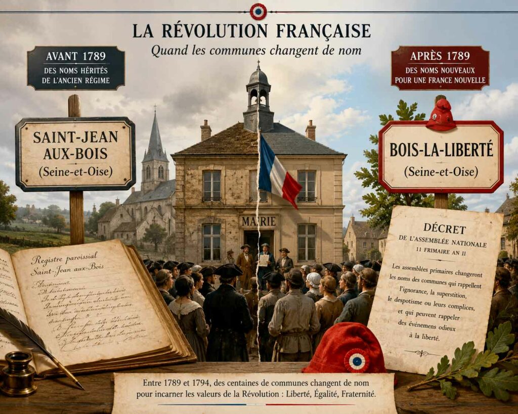 Quand la Révolution française rebaptise les communes
