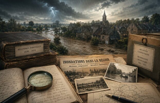 Quand le climat écrit l’histoire : retrouver les traces des catastrophes naturelles dans les archives de nos ancêtres