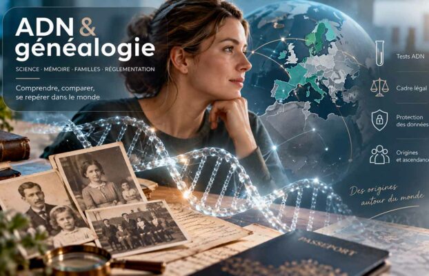 ADN et généalogie : intérêts, limites et législation des tests génétiques