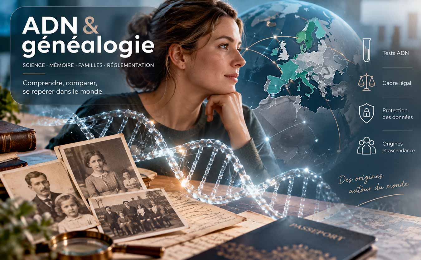 ADN et généalogie : intérêts, limites et législation des tests génétiques