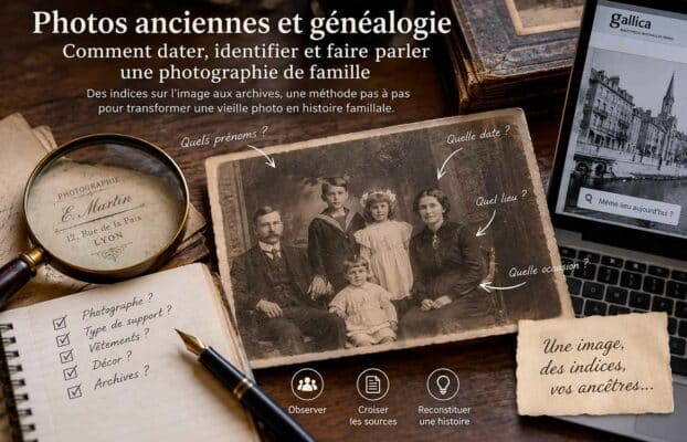 Photos anciennes et généalogie : comment dater, identifier et faire parler une photographie de famille ?