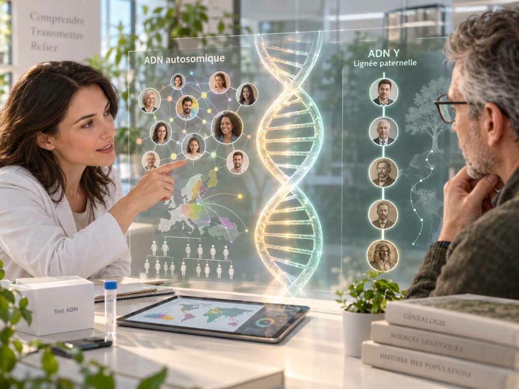 ADN et généalogie : intérêts, limites et législation des tests génétiques