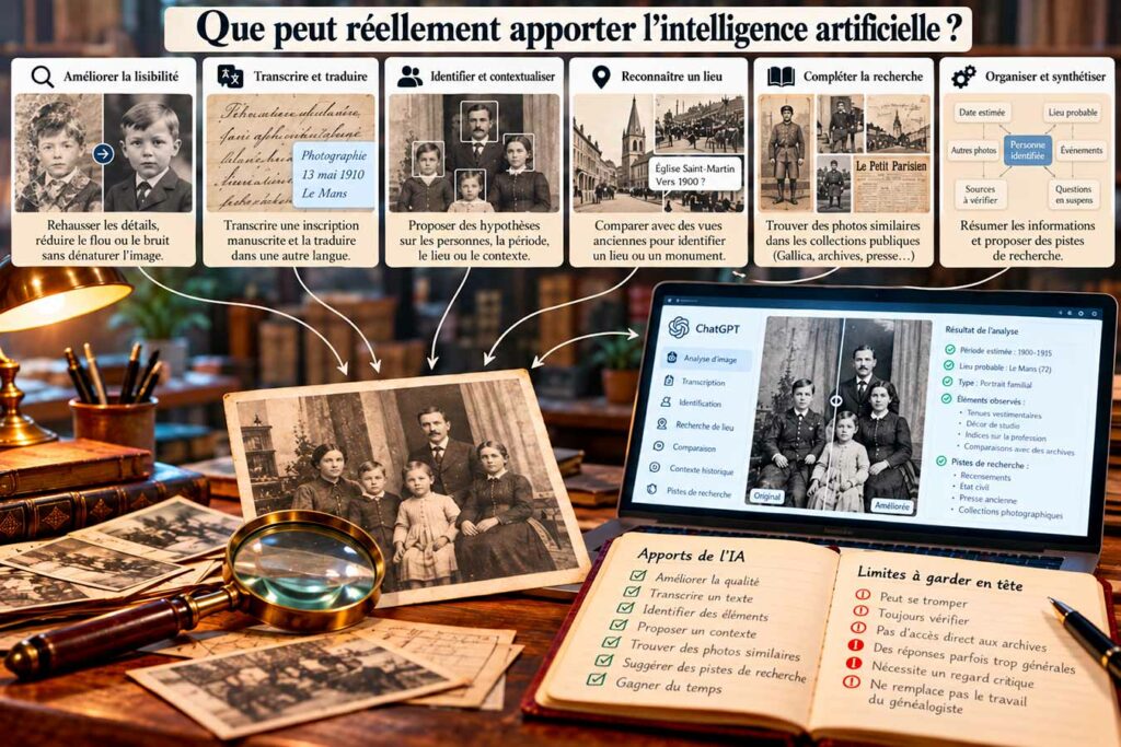 Photos anciennes et généalogie